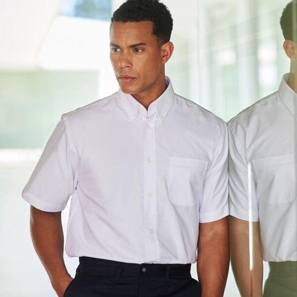 Short sleeve classic Oxford shirt Thumbnail