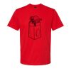 Softstyle™ midweight adult t-shirt Thumbnail